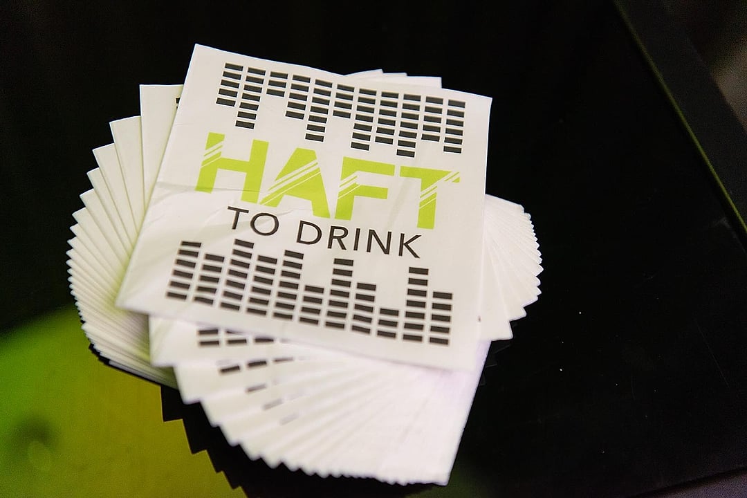 Custom printed cocktail napkins